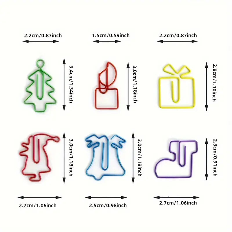 Clips Navidadeños 8 Unidades