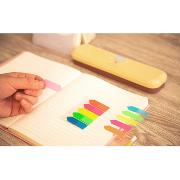 Banderitas Adhesivas Colores Neón