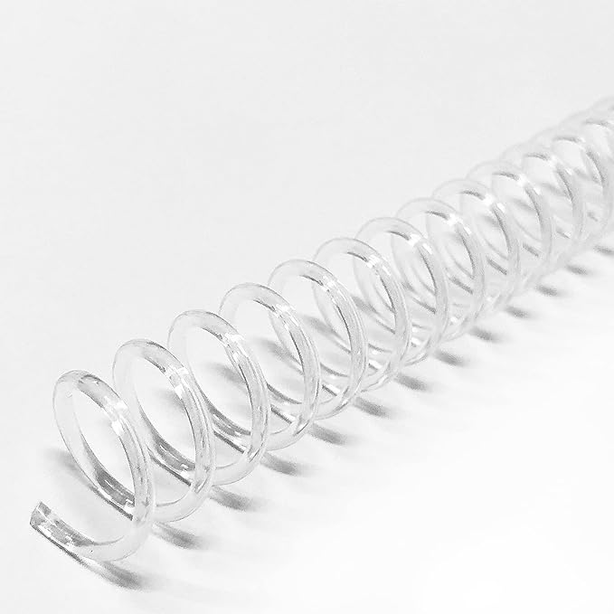 Espiral Plástica Paso 2:1 tamaño 25mm (unidad)