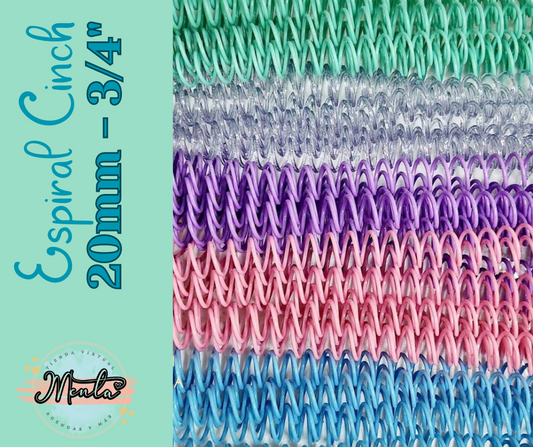 Plastic Spiral Step 2:1 size 20mm (unit)
