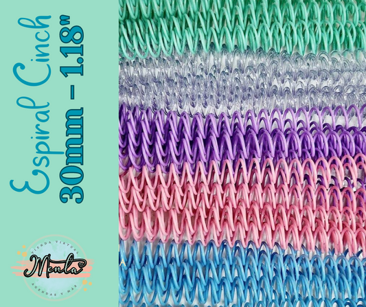 Plastic Spiral Step 2:1 size 30mm (unit)