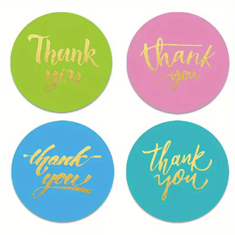 500 Stickers Agradecimiento Mod.1