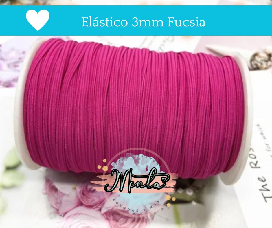 Elástico Plano Delgado (3mm) (Metro)