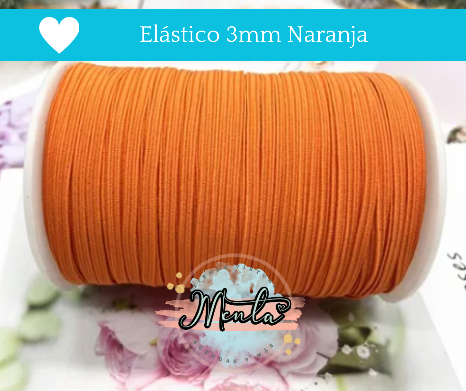 Elástico Plano Delgado (3mm) (Metro)