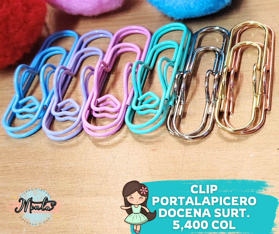 Clip Portalapicero Pack Docena
