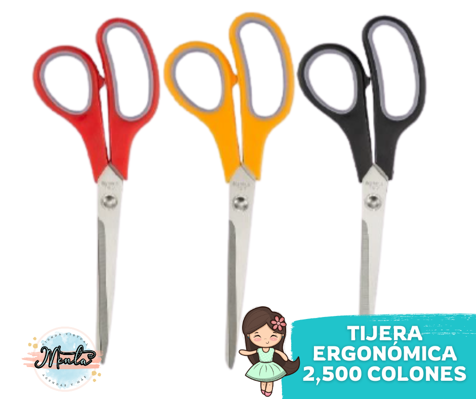 Tijera ergonómica 9"