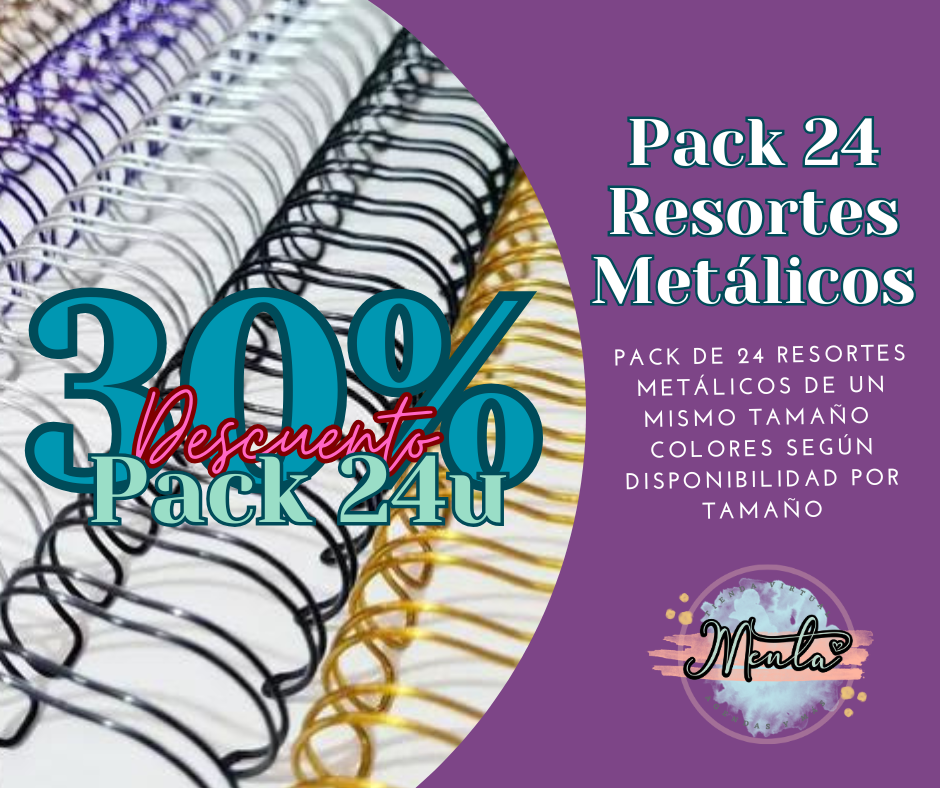 Resorte 1 1/4" Metálico Paso 2:1