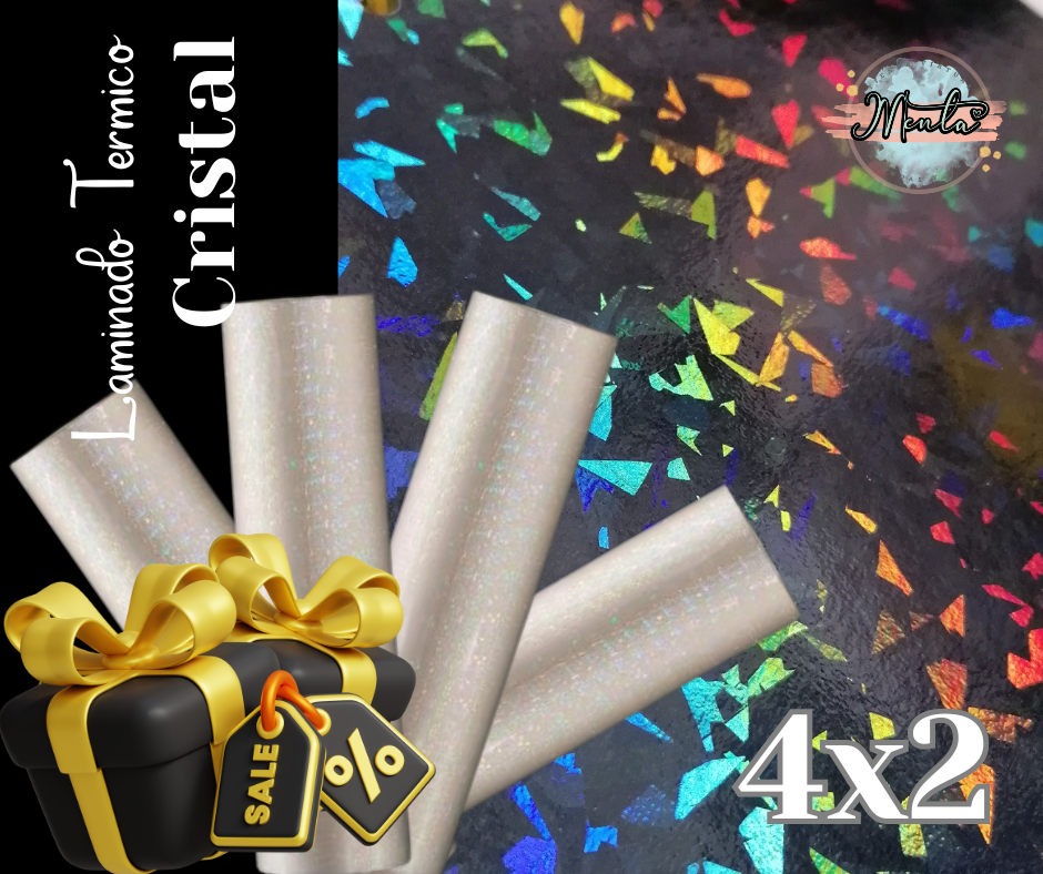 4x2 Laminante Rollo 5 Metros Cristal (2.4 Micras)