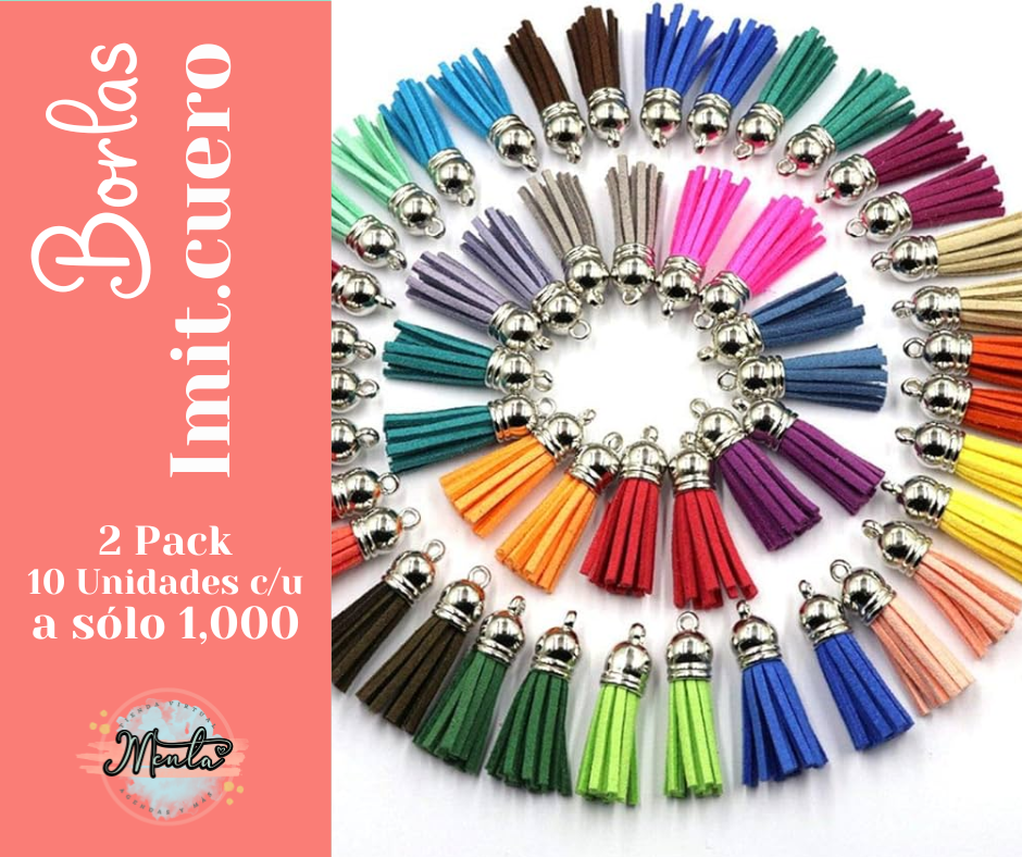 Borla Imitación Cuero 10uds 2x1 Pack