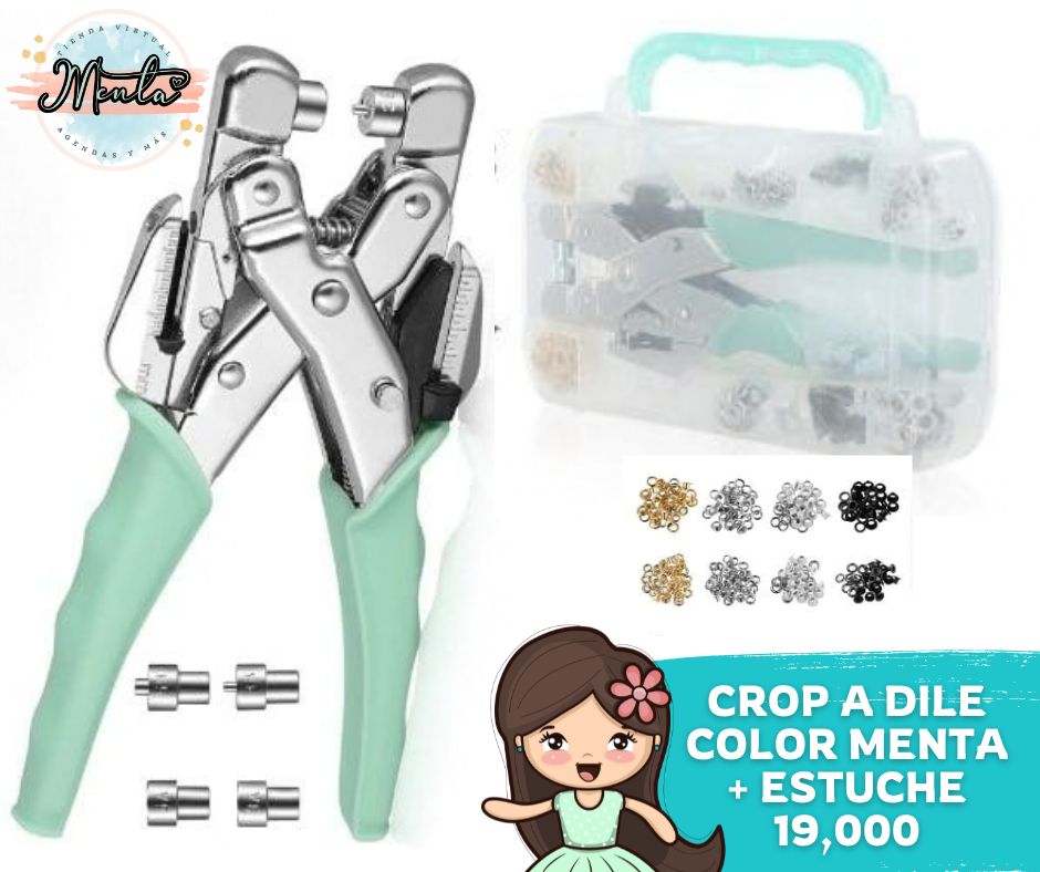 Crop a Dile estuche + Eyelets