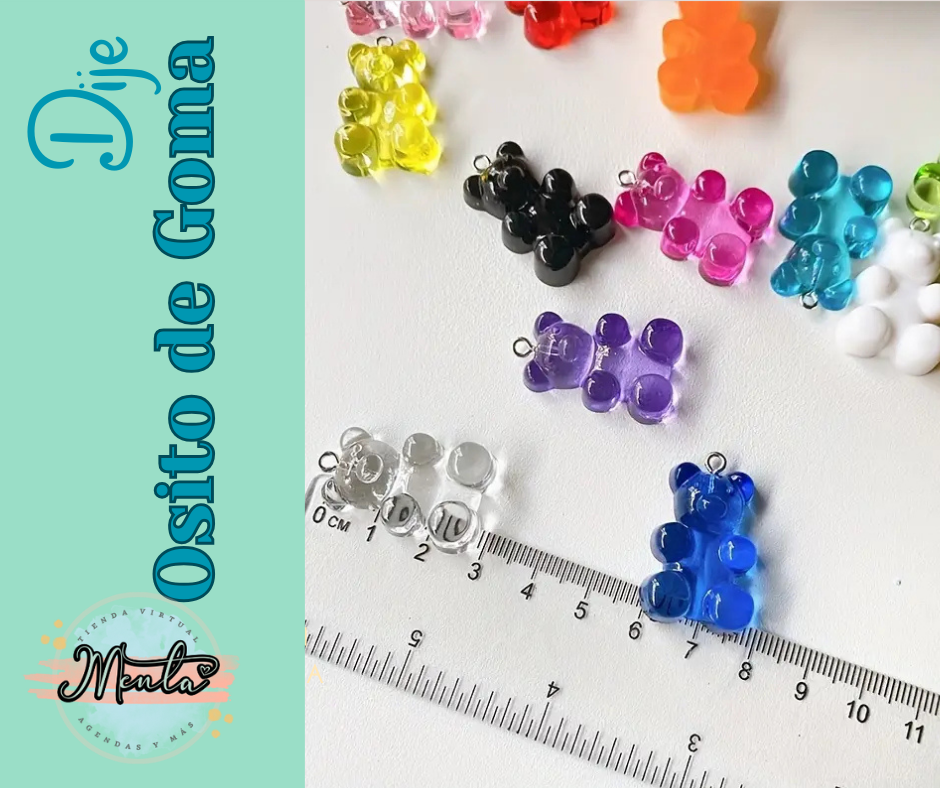 Dije Osito de Goma 5 unidades