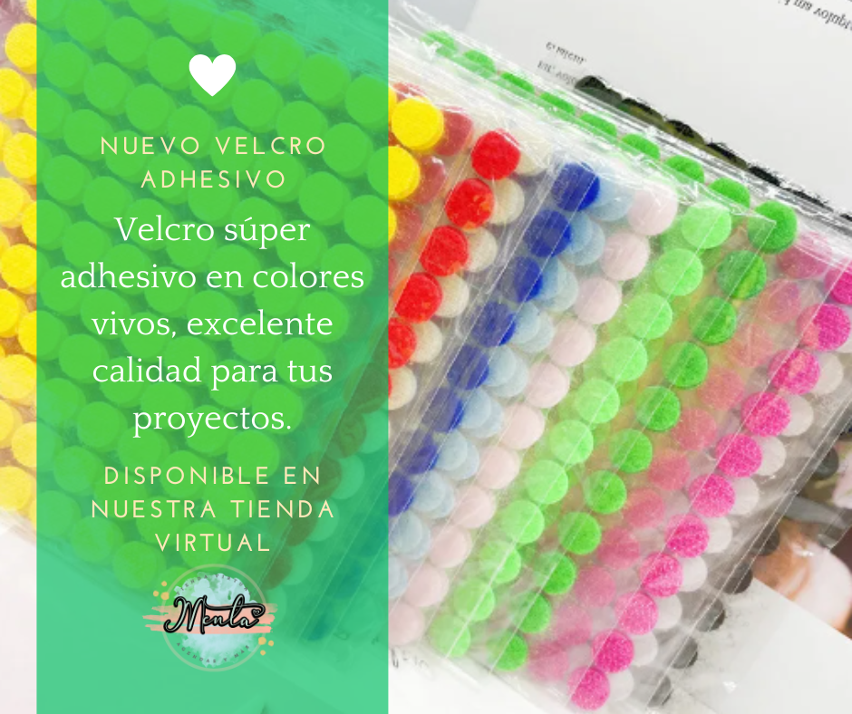 Velcro Adhesivo Bolitas