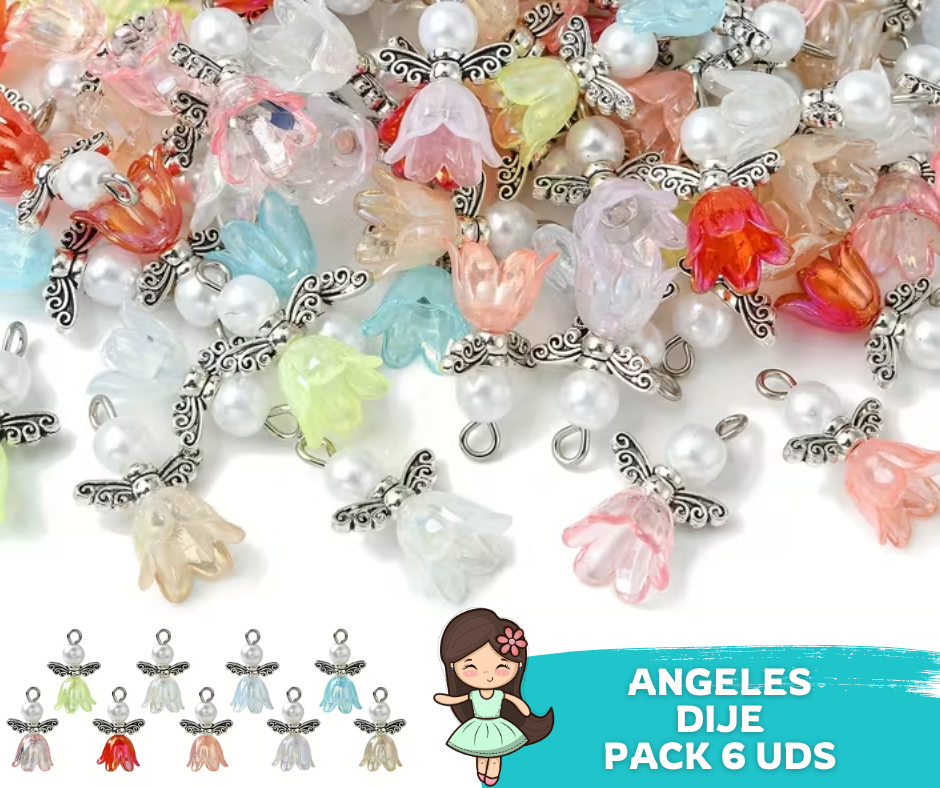 Dije Angelitos 6 unidades