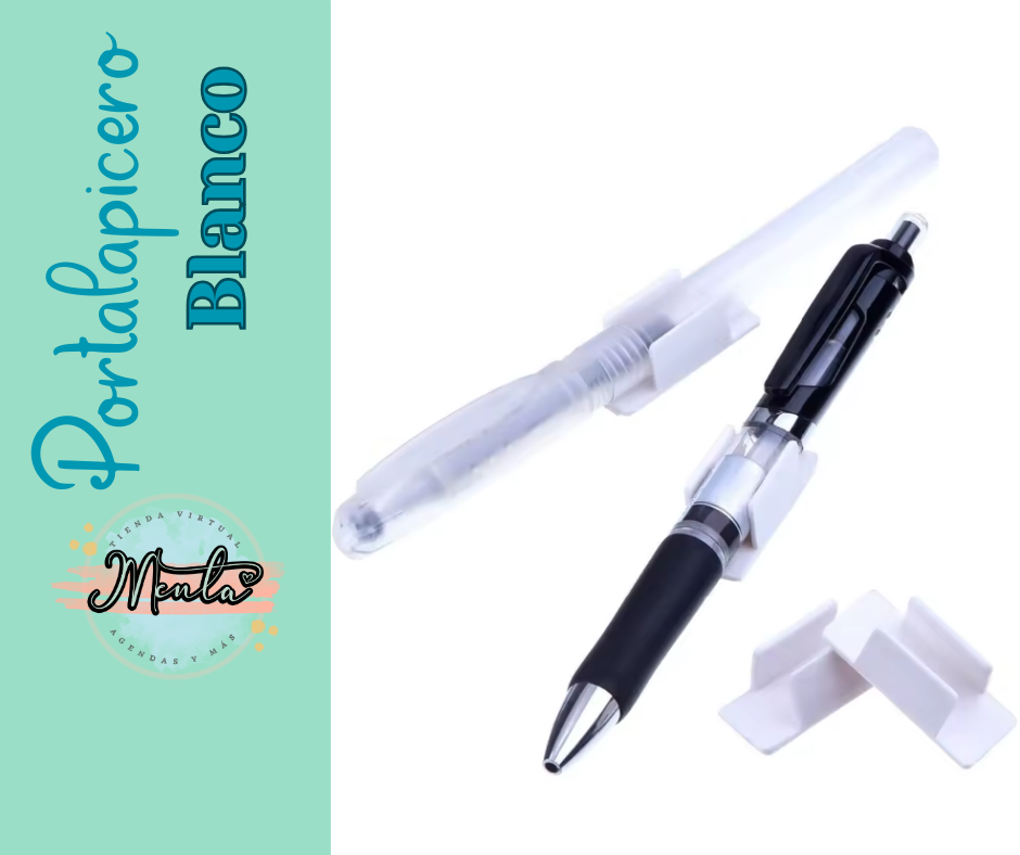 Portalapicero Blanco Adhesivo 5 Unidades