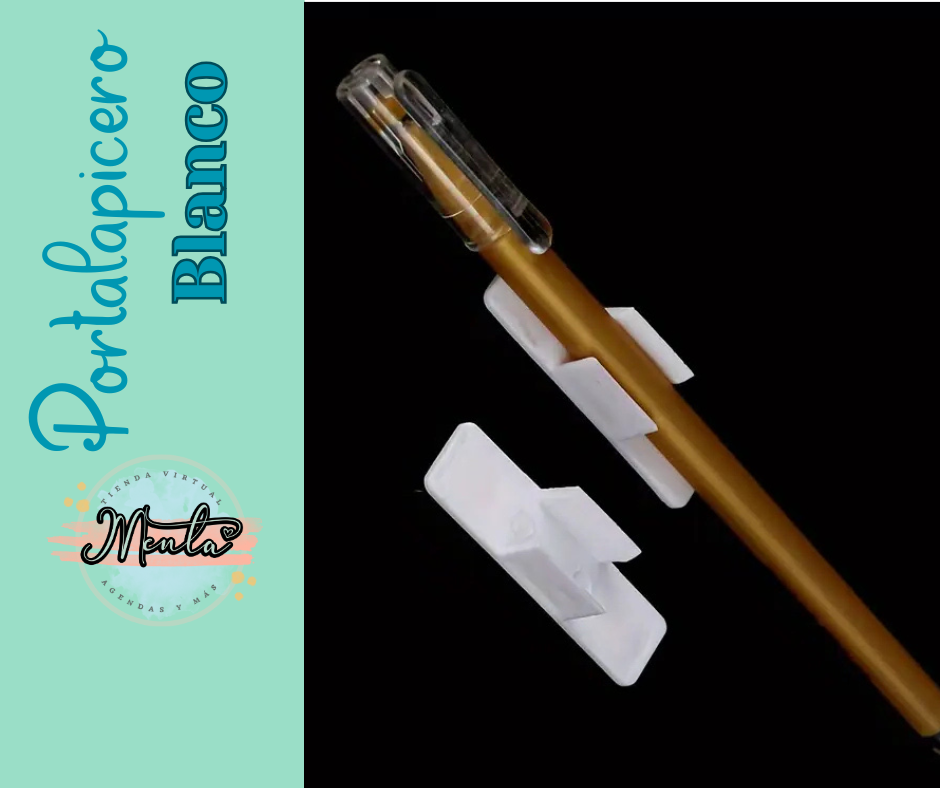 Portalapicero Blanco Adhesivo 5 Unidades