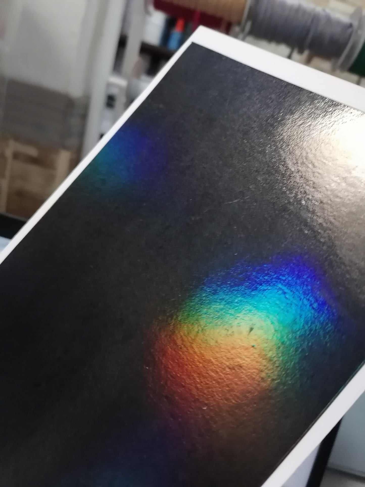 Laminante Holográfico Arcoiris 32cms ancho