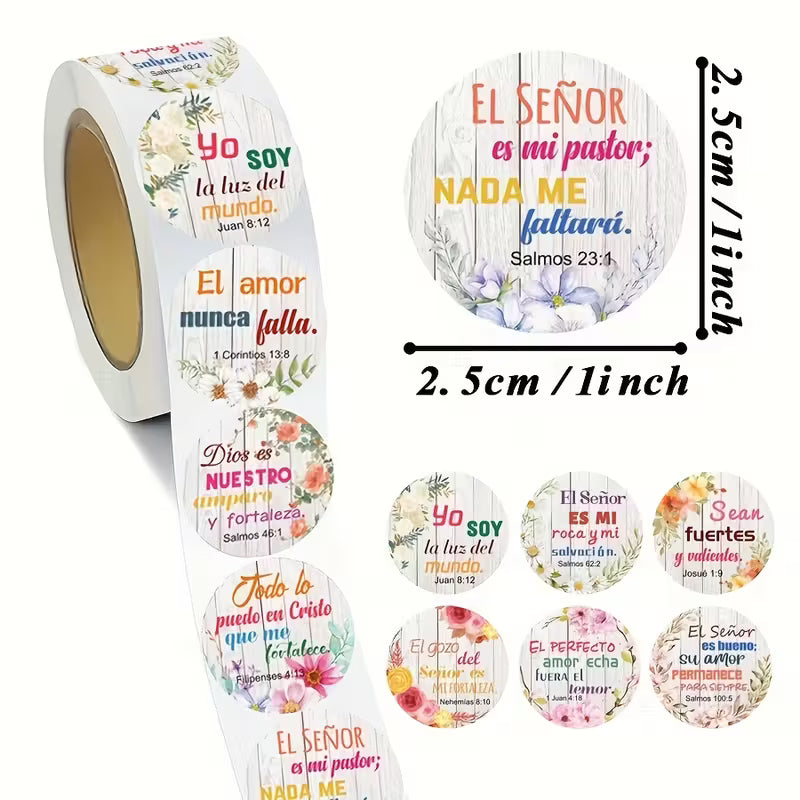 500 Stickers Frases Cristianas