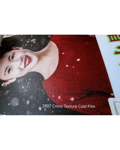 Holographic Laminating Fine Linen 32cms wide