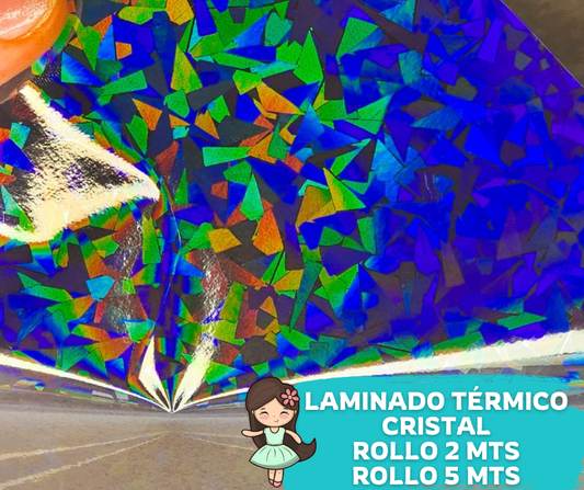 Crystal Holographic Laminate 32cms wide
