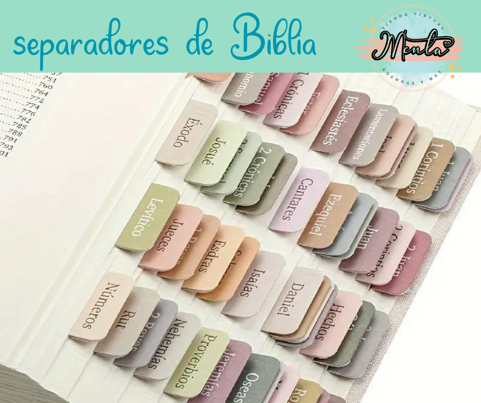 Pestañas Adhesivas Separador de Biblia