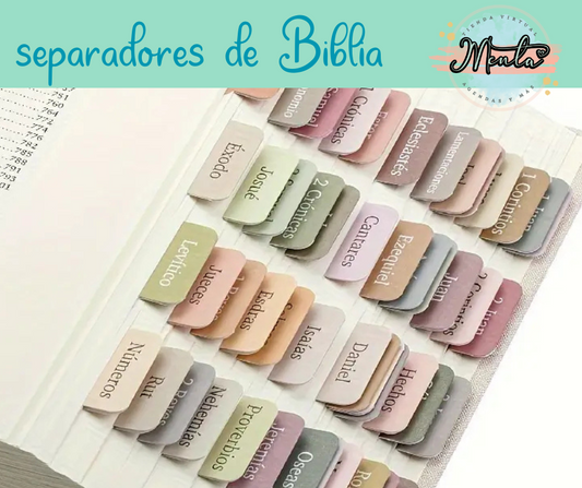 Pestañas Adhesivas Separador de Biblia