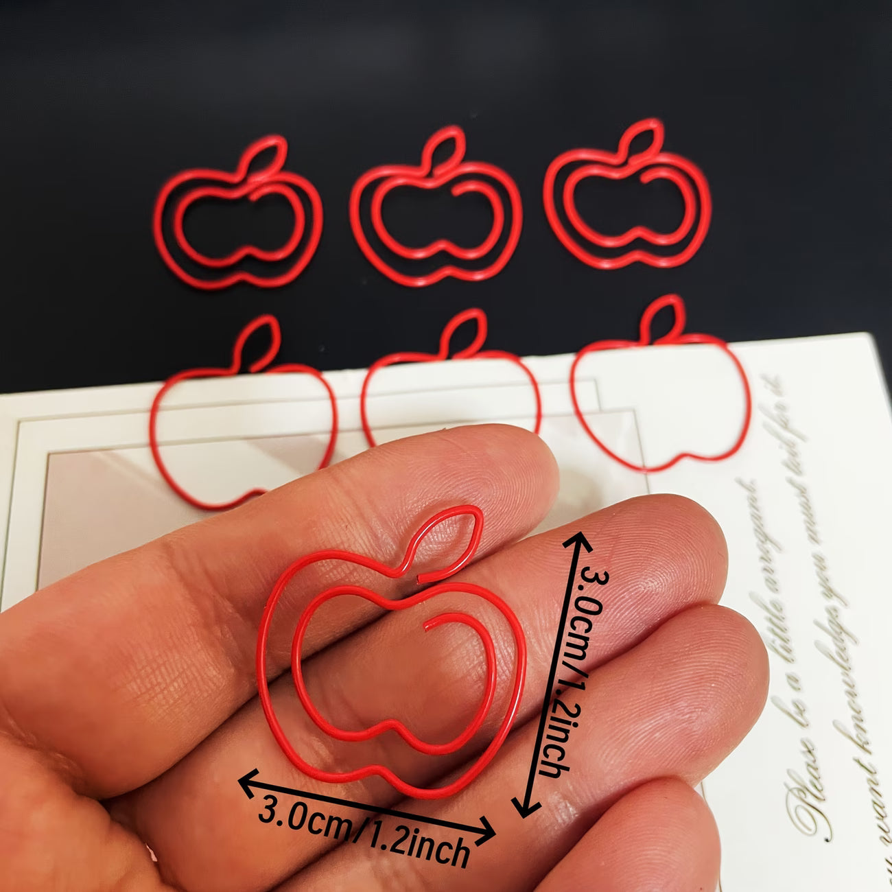 Clips Manzana 6 Unidades