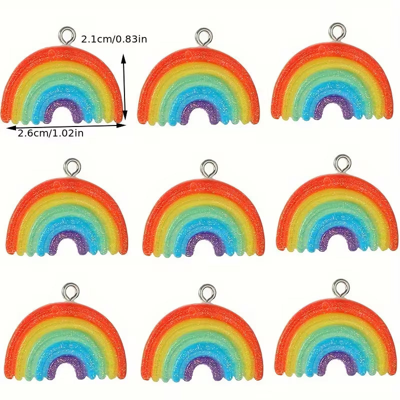 Dije Arcoiris 6 Unidades