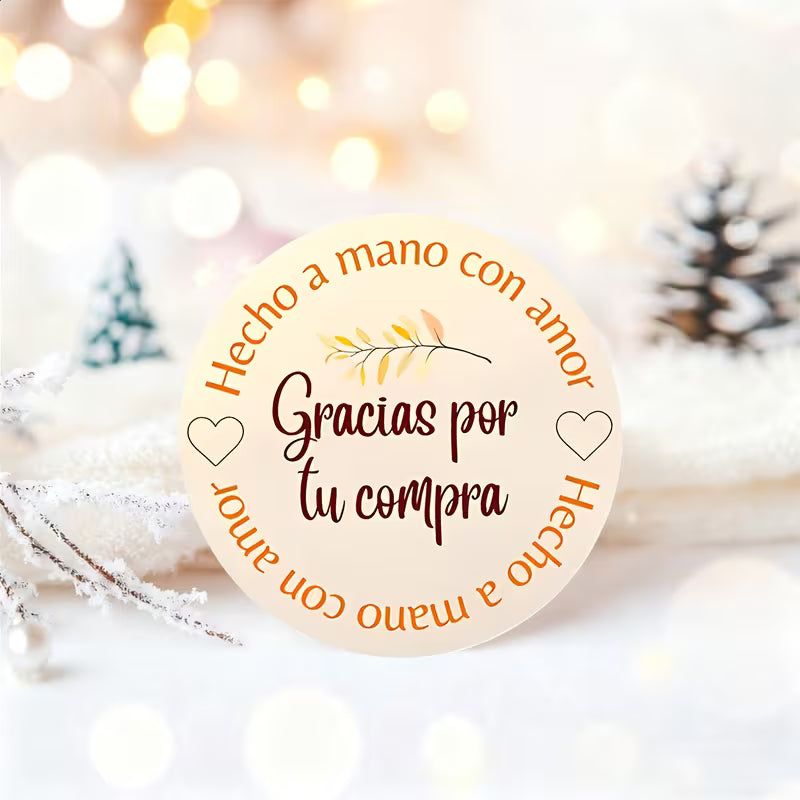 108 Stickers Gracias por tu Compra 4CMS