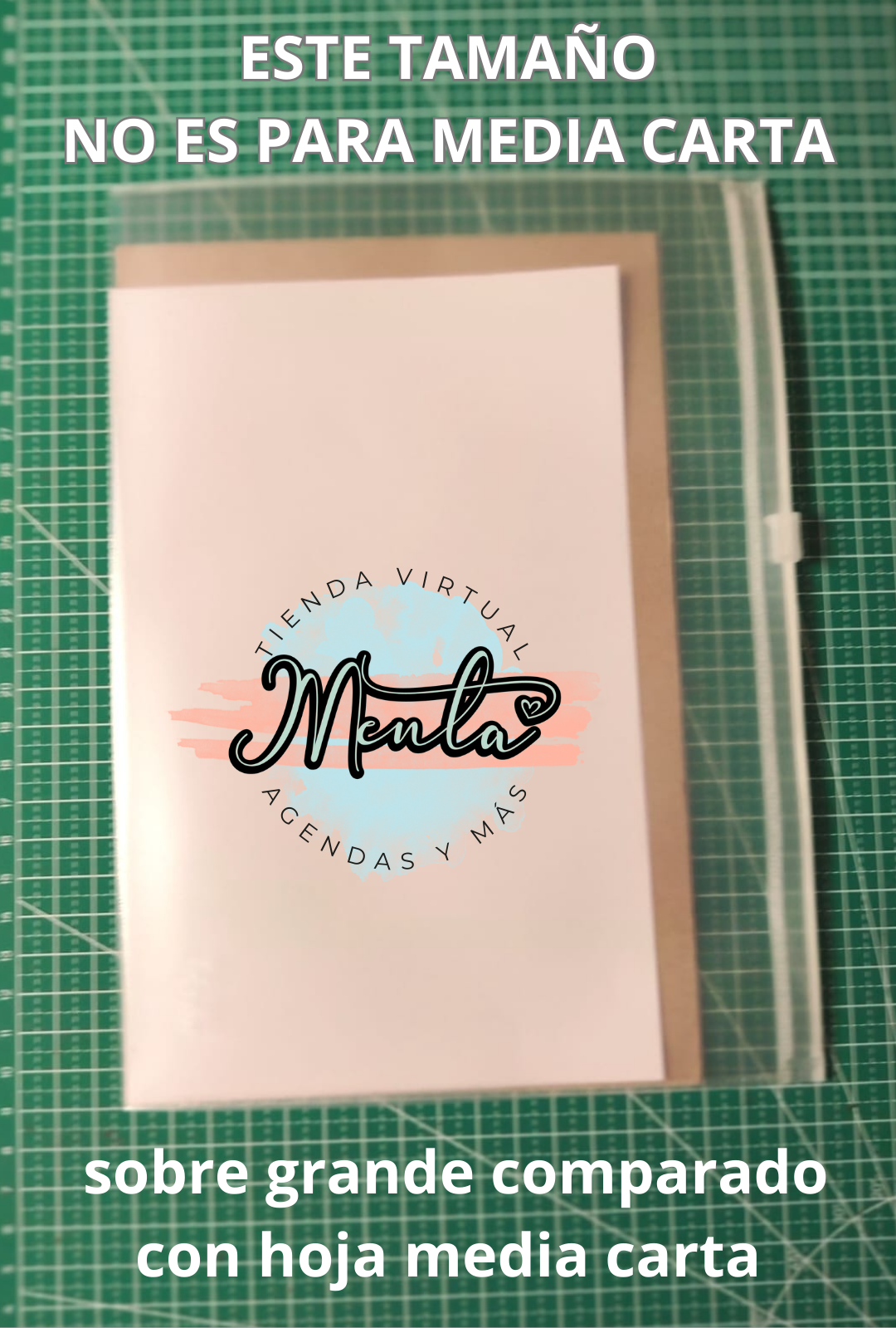 Envelope for Organigastos size A6.