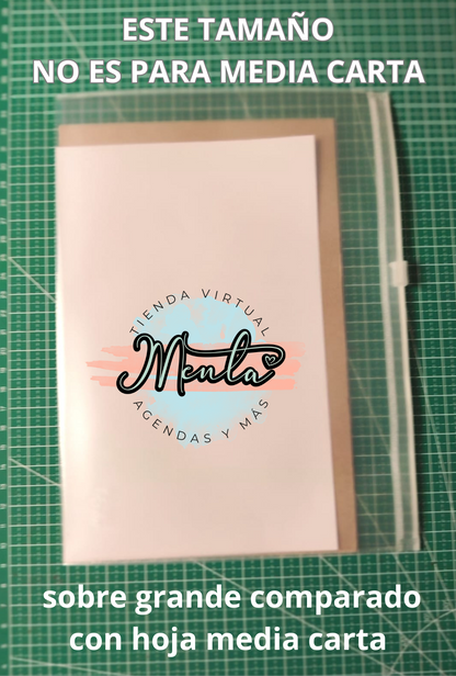 Envelope for Organigastos size A6.