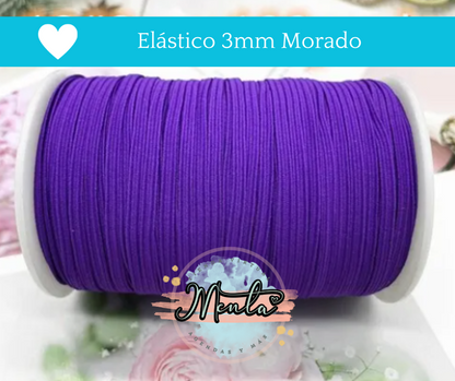 Elástico Plano 3mm 100% Banda Elástica (Metro)