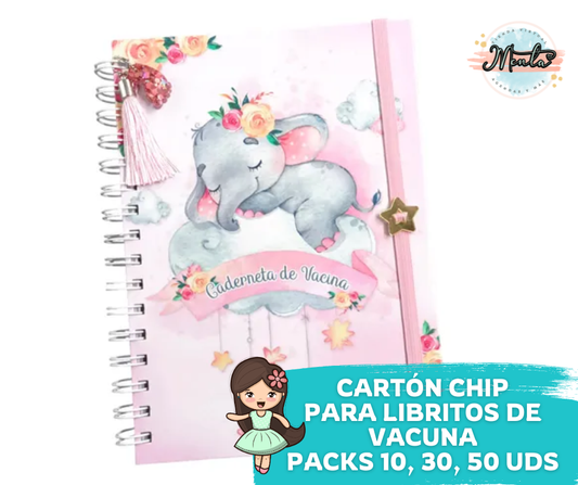 Chip 60 cardboard for vaccine booklets (mc). Package 6 units