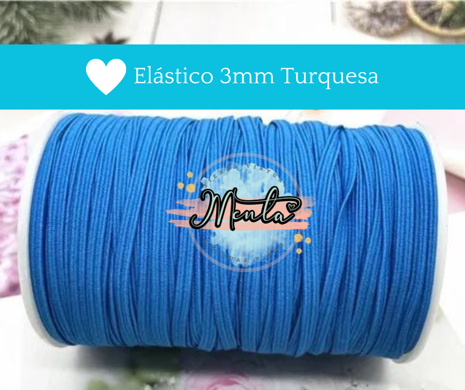Elástico Plano Delgado (3mm) (Metro)