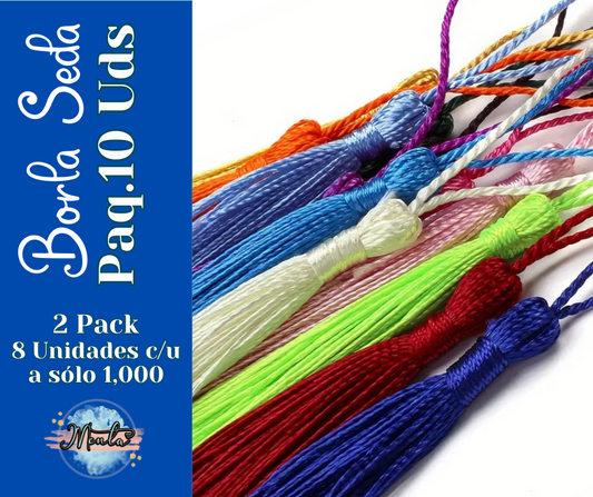 2x1 Pack Borla de Seda 8uds