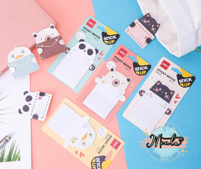 Notas Adhesivas Animalitos Cartas