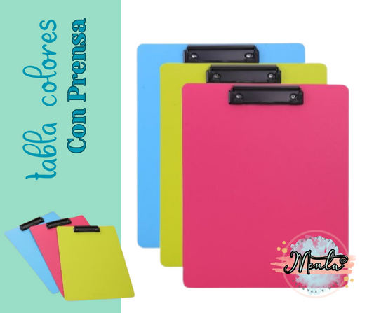 Tabla de Colores con Prensa