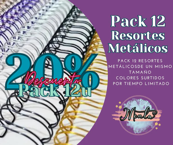 Resorte 5/8" Metálico Paso 2:1
