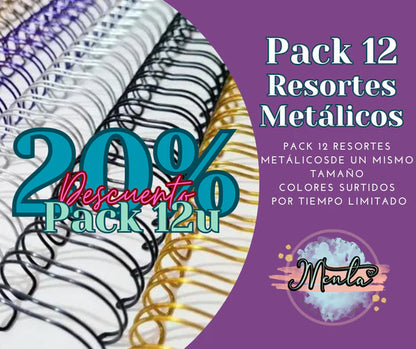 Resorte 5/8" Metálico Paso 2:1