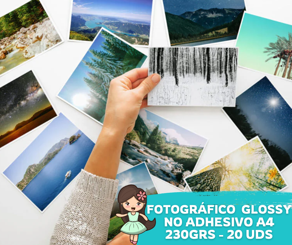 Non-Adhesive Glossy Photo Paper A4 Size 50 Units