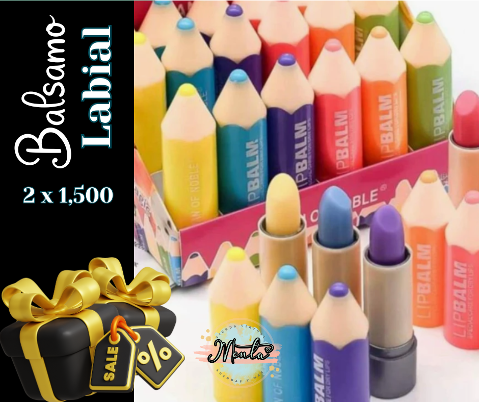 2x1 Bálsamo Labial aroma Frutal