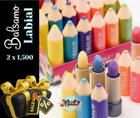 2x1 Bálsamo Labial aroma Frutal
