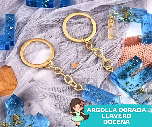 Metal Ring for Keychain Pack. 10 units