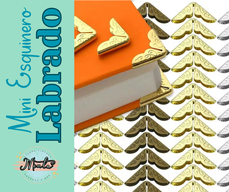 Smooth metallic corner piece 10-unit package