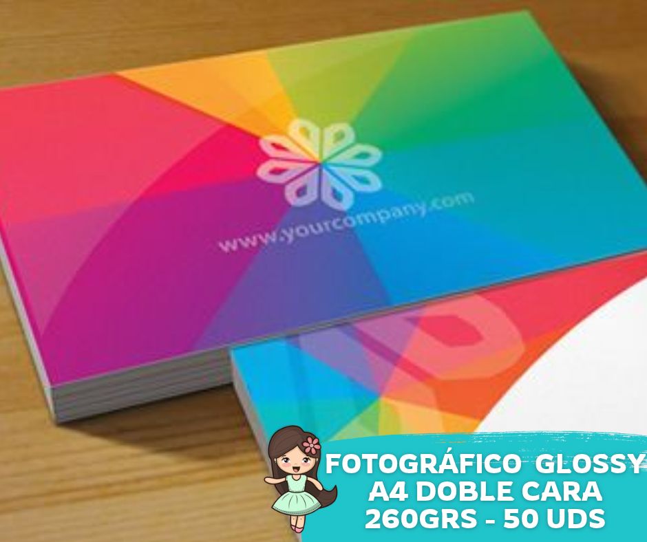 Fotográfico Brillante A4 DOBLE CARA 260GR