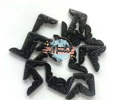 Smooth metallic corner piece 10-unit package