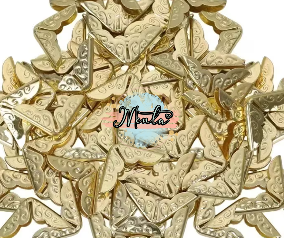 Smooth metallic corner piece 10-unit package