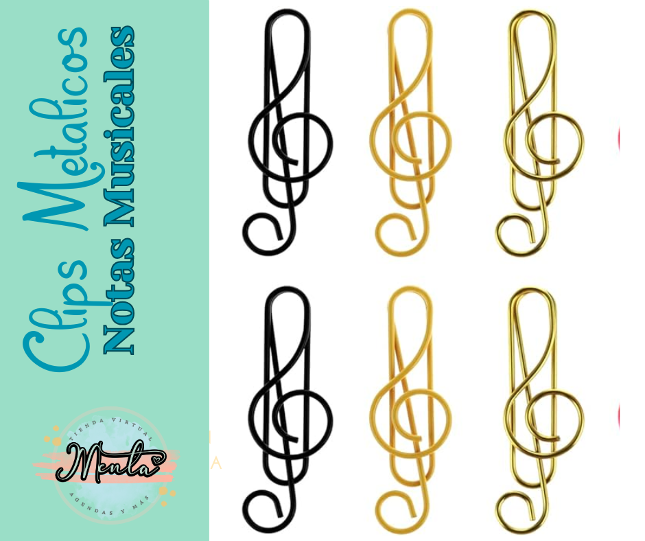 Clip Musical 8 Unidades