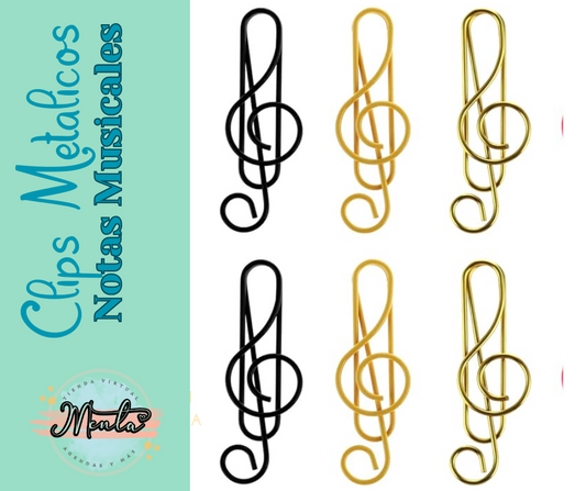 Clip Musical 8 Unidades