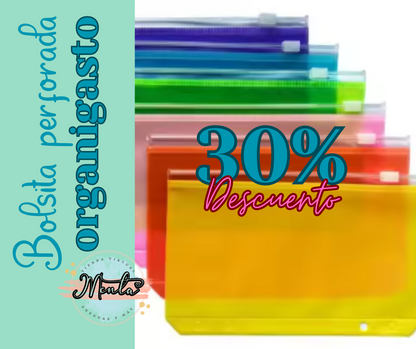 Envelope for Organigastos size A6.