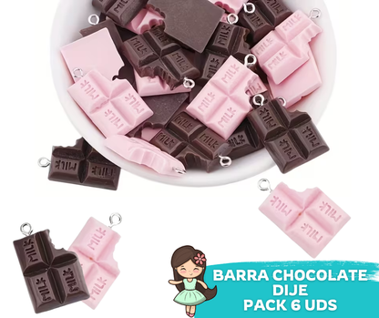 Dije Chocolate 6 Unidades